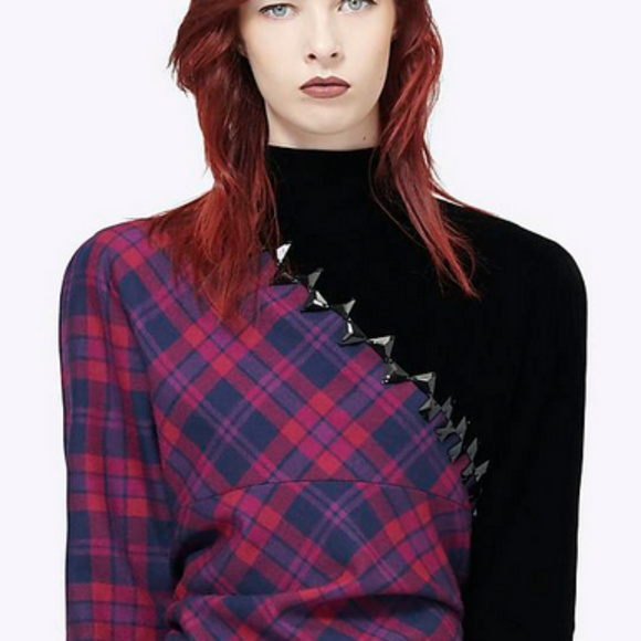 Marc Jacobs Embellished tartan wool Runway dress - Picture 11 of 17